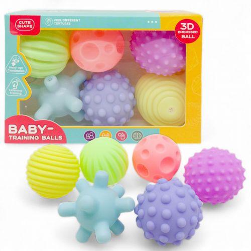 Іграшки розвиваючі "Мʼячики Тактилики" (6 шт), фото 1