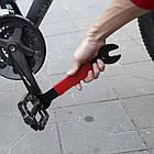 Ключ велосипедний педальний Kenli KL-9730С ріжковий, 15/16 та 15/17, фото 2