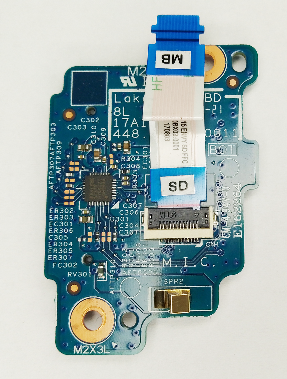 Плата картридера HP Envy x360 15-PB, фото 1