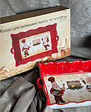 Форма для запікання Lefard 940-259 Санта кераміка 30*18*6 см Червоний, фото 4