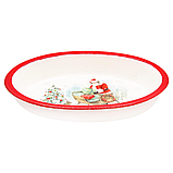 Форма для запікання Lefard 858-0119 Новий рік кераміка 28*17*5 см Білий, фото 2