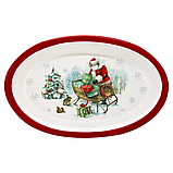 Форма для запікання Lefard 858-0119 Новий рік кераміка 28*17*5 см Білий, фото 3