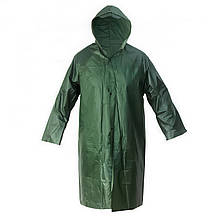 Захисний водовідштовхувальний EVO плащ-дощовик на закльопках з капюшоном 1675 Зелений (JS)