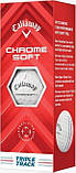 М'ячі для гольфу Callaway Chrome Soft Triple Track 2024 12 шт, білі, фото 2