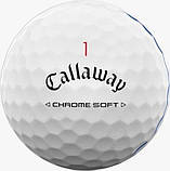 М'ячі для гольфу Callaway Chrome Soft Triple Track 2024 12 шт, білі, фото 3