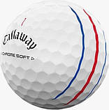 М'ячі для гольфу Callaway Chrome Soft Triple Track 2024 12 шт, білі, фото 4
