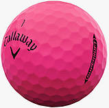 М'ячі для гольфу Callaway Supersoft 2025 12 шт, рожеві, фото 3