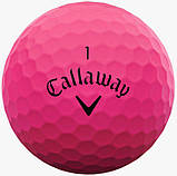 М'ячі для гольфу Callaway Supersoft 2025 12 шт, рожеві, фото 4