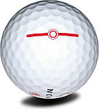 М'ячі для гольфу Vision PRO-TOUR X * WJB 12 шт, біло-червоний, фото 4