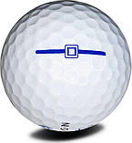М'ячі для гольфу Vision PRO-TOUR X * WJB 12 шт, біло-сині, фото 4