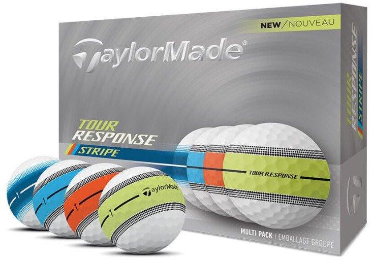 М'ячі для гольфу Taylor Made Tour Response Stripe Multi 2025 12 шт, різнокольорові, фото 1