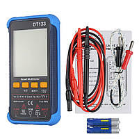 Тестер цифровий DT133 6000біт автоматичний мультиметр із термопарою 2xAAA
