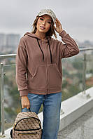 Тепла кофта худі оверсайз жіноча "Glen" | Норма і батал