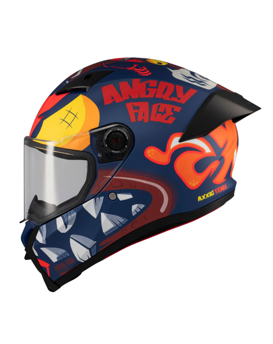 Мотошолом AXXIS FENIX ANGRY FACE C5 Matt L