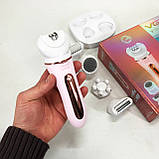 Епілятор для видалення волосся ниткою VGR, Пилка для ступень, Депілятор жіночий 3в1 PQ-56, фото 7