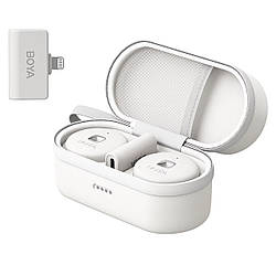 Мікрофон петличний бездротовий BOYA Omic-D (Lightning) white