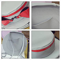 Сумка рюкзак трансформер у формі капелюха з бантиком, фото 3