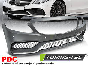 Передній бампер Mercedes W205 2014 - C63 style