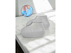 Бахіли на взуття водостійкі силікон м.TY-899 р.28-34 сірий ТМ SP