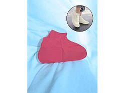 Бахіли на взуття водостійкі силікон м.TY-001 р.41-47 червоний ТМ SP