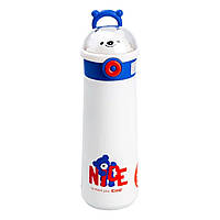 Термос дитячий 500 мл з трубочкою Синій HP17306B Термосы для детей 80