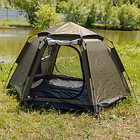 Палатка автоматическая 3 местная 240?210?130 (см) кемпинговая с тентом туристическая намет Camping Lugi C3