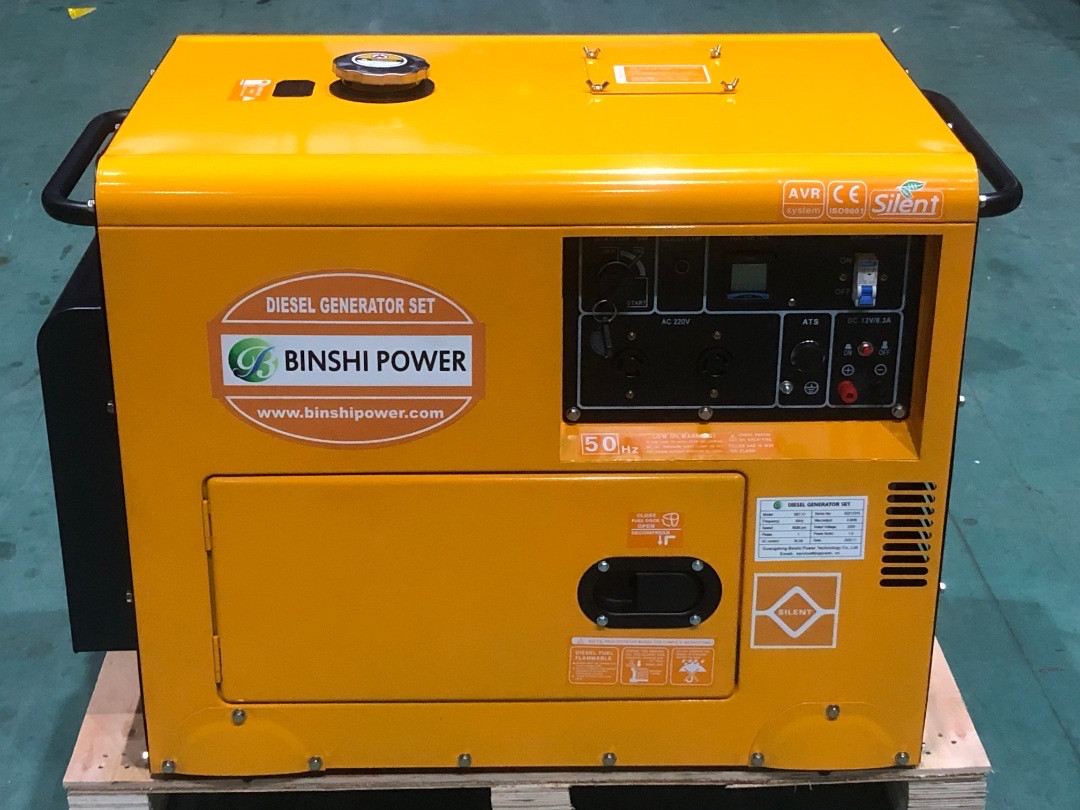 Дизельний генератор однофазний 7,7 кВт, фото 1