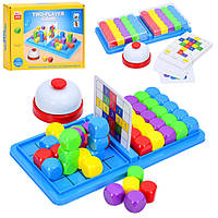 Настільна Гра "кубики" 5236 Кубики 50 Шт, Дзвінок, Картки 30 Шт Ador