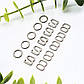 Фурнітура для білизни. Регулятор для бретелів / срібло / ширина 0,6 см / замовлення від 1 штуки, фото 2
