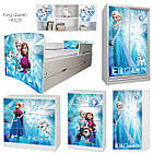 Ліжко для дівчинки Холодне Серце, дитячі меблі King Queen, фото 5