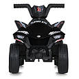 Дитячий електроквадроцикл Bambi Super ATV 12V (чорний колір), фото 5