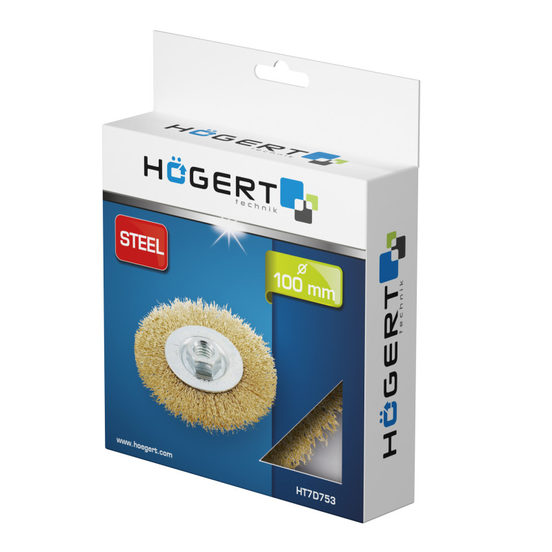 Щітка кільцева, латунний дріт HOEGERT Плаский (HT7D753)