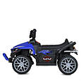 Дитячий електроквадроцикл Bambi Super ATV 12V (синій колір), фото 4