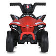 Дитячий електроквадроцикл Bambi Super ATV 12V (червоний колір), фото 7