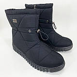 Бурки повстяні жіночі 40р 26см, Бабушці бурки жіночі, Жіночі дутики з текстилю калоші на хутрі BA-52, фото 2