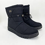 Бурки повстяні жіночі 40р 26см, Бабушці бурки жіночі, Жіночі дутики з текстилю калоші на хутрі BA-52, фото 6