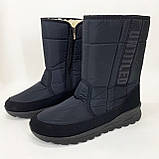 Чоботи рибальські утеплені 41р 27см, Зручне чоловіче взуття легке, Чорні черевики для роботи QV-86, фото 5