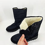 Бурки низькі, Утеплені чоботи осінь зима, Чоловічі чоботи для активного відпочинку з гуми YH-32, фото 5