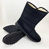 Гумові утеплені чоботи чоловічі короткі 42р 27, 5см, Бурки повстяні, Спец взуття туфлі чоловічі ZX-43, фото 4