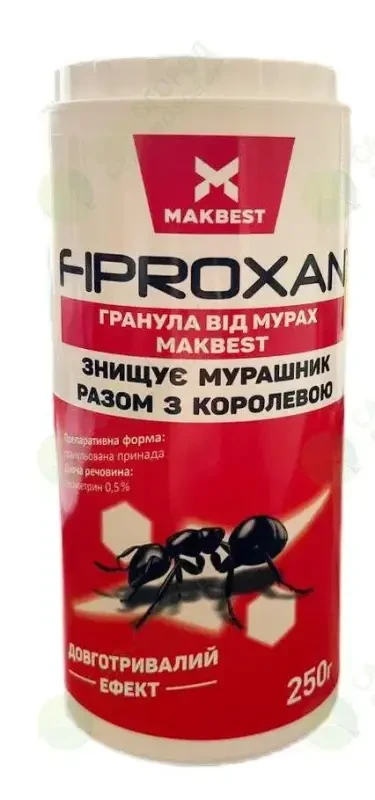 Гранули Фіпроксан від мурах, банка 250г,