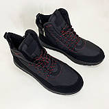 Чоловічі кросівки зимові на утепленні 43р, Чоловічі повсякденні кросівки демі, Осіннє утеплене взуття VQ-33, фото 6
