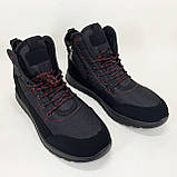 Зручні якісні зимові кросівки 41р, Чоловіче зимове взуття, Високі зимові кросівки на хутрі DO-82, фото 6