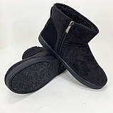 Зимове робоче взуття для будівельників, Чоботи чоловічі утеплені короткі, Напівчеревики робочі чоловічі AQ-34, фото 3