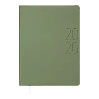 Щоденник датований Buromax Morandy Style зі штучної шкіри А5 336 сторінок зелений