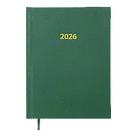 Щоденник датований Buromax Strong з бумвінілу А5 336 сторінок зелений