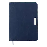 Щоденник датований Buromax Salerno зі штучної шкіри А5 336 сторінок синій