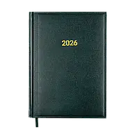 Щоденник датований Buromax Base з бумвінілу А5 336 сторінок зелений