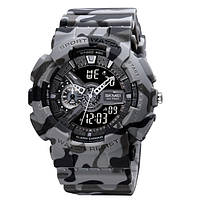 Годинники для подорожей SKMEI 1688CMGY, Армійські електронні годинники рибалки мисливця VH-94
