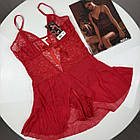 Мереживний пеньюар №8026 з відкритим доступом, фото 2