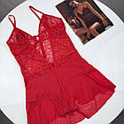 Мереживний пеньюар №8026 з відкритим доступом, фото 4